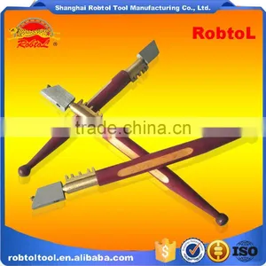 Diamond Glass Cutter Wood Handle Carbide Wheel thumbnail-1