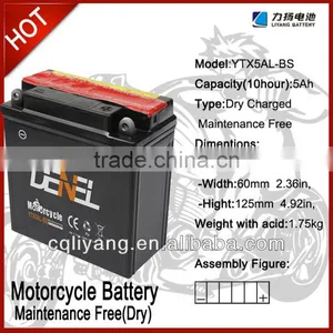 12V8AH Sealed Lead Acid Motorcycle Battery For Large Displacement Motorcycles MF (YTX9-BS) thumbnail-3
