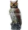 Lifelike Hand Painted Bird Scarecrow Owl Repellent thumbnail-1