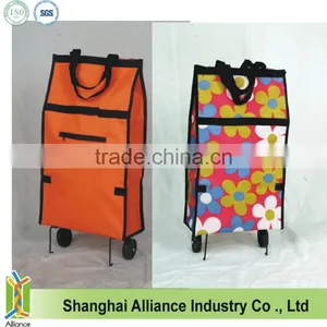 New Style Eco Portable Foldable Rolling Shopping Trolley Bag thumbnail-1