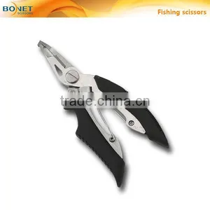 S91010 CE Qualified 5-1/4" Professional Fishing Pliers Braid Scissors thumbnail-1