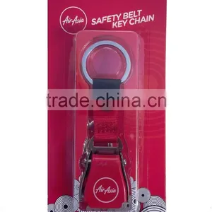 AirAsia Mini Aircraft Buckle Seatbelt Keychain thumbnail-1