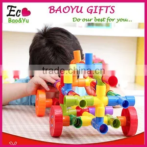 Pipe Type Building Blocks Puzzle Round Tube Building Blocks thumbnail-1