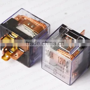 Integrate Waterproof Relay Vehicle 12Volt 100A Transparent Relay SPDT 5 Pins thumbnail-2