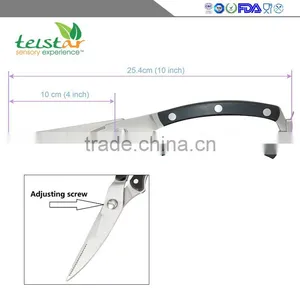 Kitchen Scissors Cuts - Heavy Duty Stainless Steel Spring - - Great Poultry, Fish, Chicken, Beef, Barbecue, Herbs and Plastic thumbnail-5