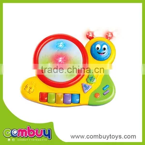 Most Popular Plastic Musical Piano Cartoon Turbo Snail Toys thumbnail-1