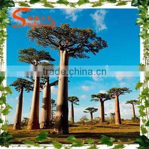 Guangzhou New Design Artificial Tree Locating at Scenic Certificate With SGS ISO Outdoor Gardens Large Artificial Baoble Tree thumbnail-1