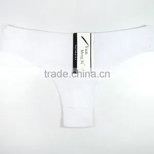 Womens Underwear and Panties Manufactures Ladies Brief Pure Color Cotton Mature Women Panties thumbnail-5