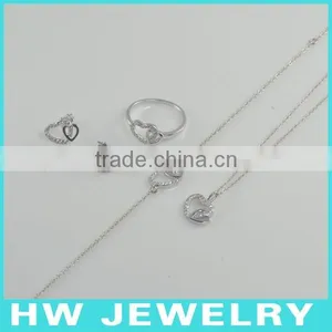 Hitwing Jewelry Factory Wedding Crystal Jewelry Set thumbnail-1