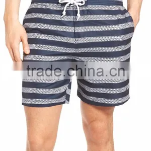 Custom Made Pattern Stripe Volley Swim Trunks Global Appeal Adult Swim Shorts Boy's Swim Trunks With Care Label thumbnail-5