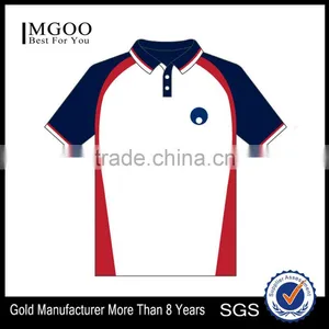 2016 MGOO Newest Cheap Customized Polo Shirts Sport Dri Fit Shirt Wholesale Sublimation Polo Shirt thumbnail-6