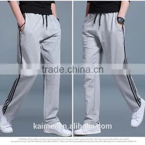 2017 Wholesale Oversize Life Gym Good Quality Comfortable Tracking Pants Man CVC(60/40) thumbnail-4