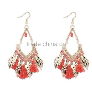 F20050N Big Drop Earrings For Women Fine Jewelry Beads Drop Earring thumbnail-4