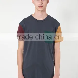Color Block Pocket no Problem T-shirt thumbnail-1