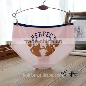 Trustworthy China Supplier Underpants Women Young Girls Cotton Underwear Cartoon Cute Panties thumbnail-1
