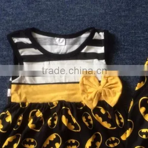 Silk Milk Summer Children Sleeveless Outfit With Ruffled Pants Back to School Sets thumbnail-4