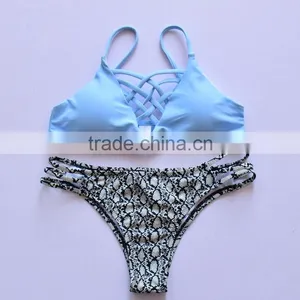 M664 Dingyang Fashion 2016 Wholesale Floral Print Hot Bikini thumbnail-3