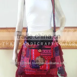 Thai Embroidered HMONG Hill Tribe Shoulder Bag Cross Body Bag thumbnail-1