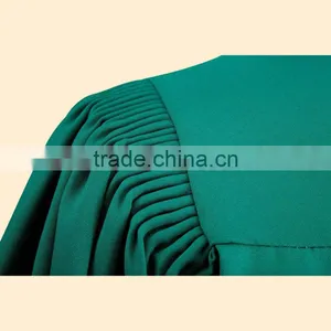 Premium Green Masters Graduation Gown thumbnail-3