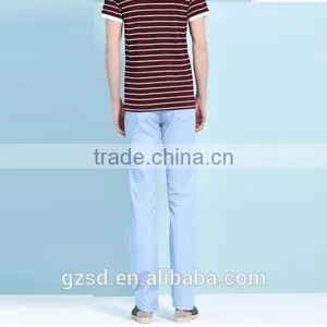 100% CottonTop Quality Trendy Skyblue Fancy Casual Pants Men thumbnail-2