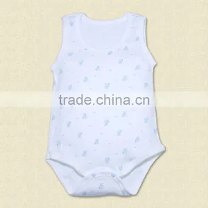 High Quality Custom Printing String Cotton Baby Romper Bodysuit thumbnail-4