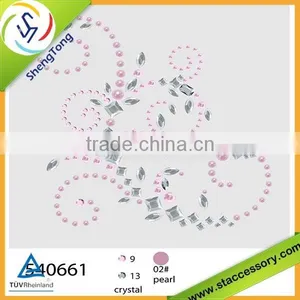 DIY New Product Half Pearl Sticker Gem Sticker thumbnail-1