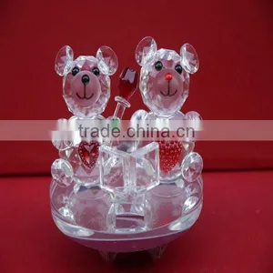 Roly-Poly Animal Toys For Kids Crystal Bear Tumbler thumbnail-1