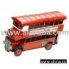 Red London Bus-antique Model Car thumbnail-1