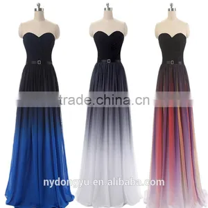 Gradient Evening Dress Bridal Dress/ yg Flower xx Gradient Maxi Bridal Dress/evening Wedding Dress thumbnail-3
