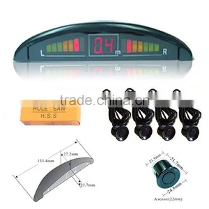 Rainbow LED Display 2,4,6,8 Sensors OK Car Backup Sensor thumbnail-1
