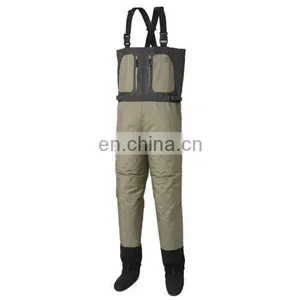 The Latest High Quality Breathable and Waterproof Chest Waders Fleece Pockets for Warm Water thumbnail-1