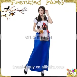 Women Medieval Long Dress Oktoberfest Costume thumbnail-1