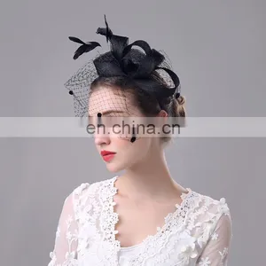 Feather Sinamay Fascinator for Ladies thumbnail-1