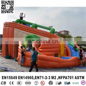 Cheap Inflatable 8 Sharp Big Water Slides With Pool for Sale thumbnail-3
