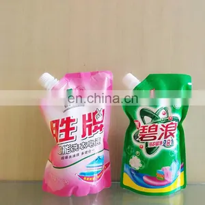 Custom Designdrink Plastic Spout Pouch/laundry Liquid Spout Pouches thumbnail-1