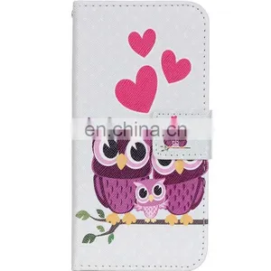 Newest Owl Love Wallet pu Leather Case for Iphone7 Plus With Stand thumbnail-1