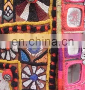 Indian Vintage Ethnic Banjara Style Yoga Bag Yoga Met Bag Hand Embroidered Banjara Cross Body Bags, Tribal Yoga Bag Wholesale thumbnail-2