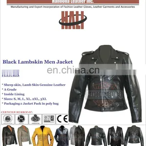 Leather Jacket in Stock | Leather Jacket for Men | Fashion Leather Jacke for Boys and Men thumbnail-1