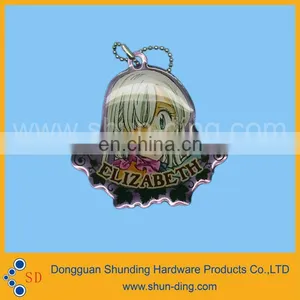 Cheap Plastic Epoxy Keychain, Key Tag thumbnail-1