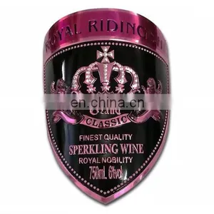 Factory Custom Metal Aluminum Printed 3D Wine Emblem Label With Good Sticker thumbnail-6