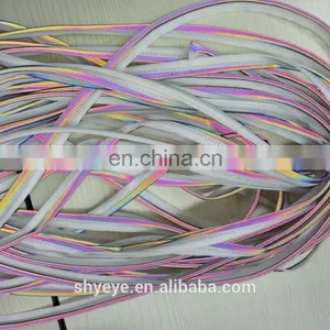 Reflective Piping for Clothing Reflective Rainbow Tape Colourful Piping thumbnail-6