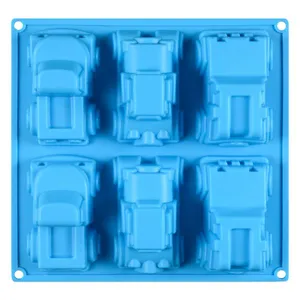 Free Sample Food Grade Heat Resistant Nontoxic Silicone Cake Mould Baking Mousse Pudding Mould Tool Car/Vehicle thumbnail-2