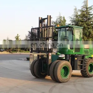 4WD 5ton Rough All Terrian Forklift for Sale thumbnail-2
