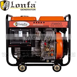 5000W Open Type Diesel Generator Set With Handle and Wheels thumbnail-6