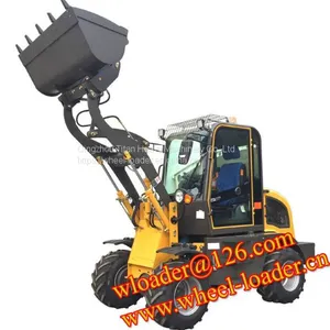 Titan Hoflader China 800kg 0.8ton Mini Small Electric Farm Wheel Loader With Best Price, Small Wheel Loader Mini Front End Bucket Wheel Loader Low Price for Sale From Good Quality China Wheel Loader Manufacturer Wheel Loader Factory thumbnail-1