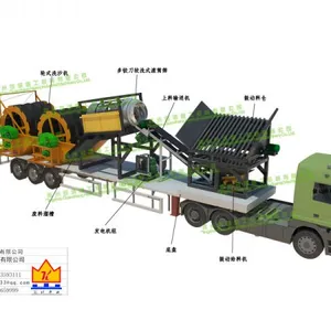 Mobile Sand Washing Machine on Vehicle thumbnail-4