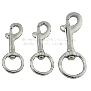 Stainless Steel Swivel Bolt Snap Swivel Bolt Snap Hook Key Ring Swivel Dog Hooks thumbnail-5