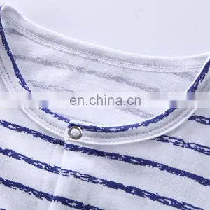 Top Quality Summer Customized 100% Cotton Baby Clothes Romper thumbnail-4