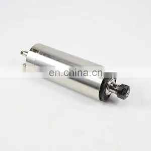 HONGJUN 1.5KW Water Cooled Spindle Motor 80MM 220V ER11 Grind Motor With 3 Bearing thumbnail-5
