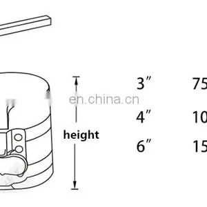 Piston Ring Compressor 3'',4'',6'' Piston Ring Installer Removal Kit thumbnail-5
